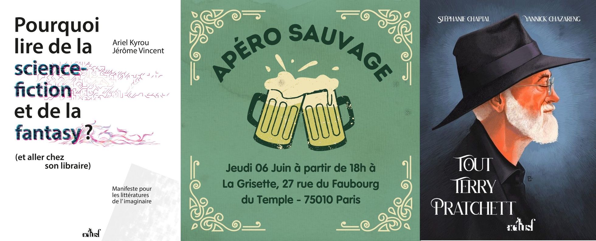 Venez, on vous propose un apéro au débotté ce jeudi sur Paris !